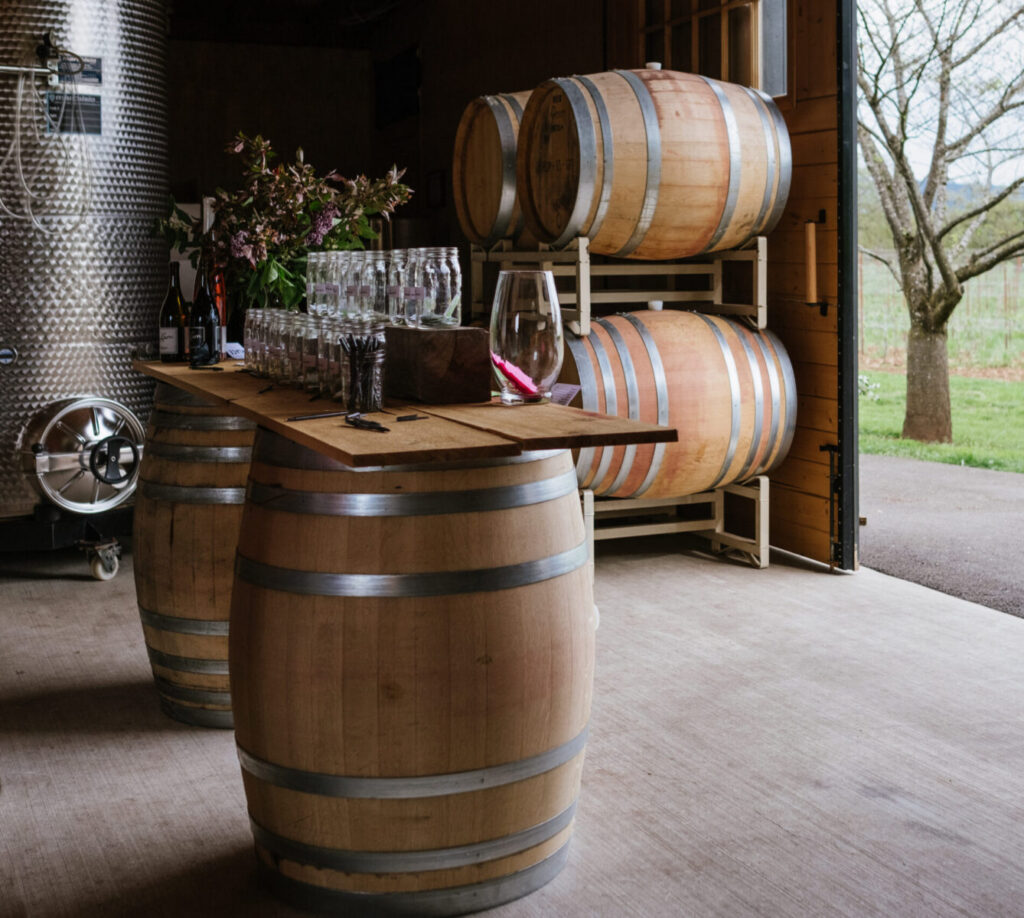 Willamette Valley winery wine tasting